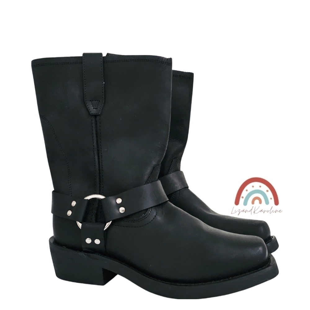 New! Dingo Molly Women's Leather Harness Western Boots DI07370
